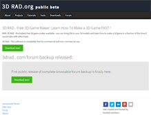 Tablet Screenshot of 3drad.org
